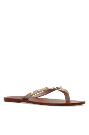 Valentino Garavani Leather slides with studs