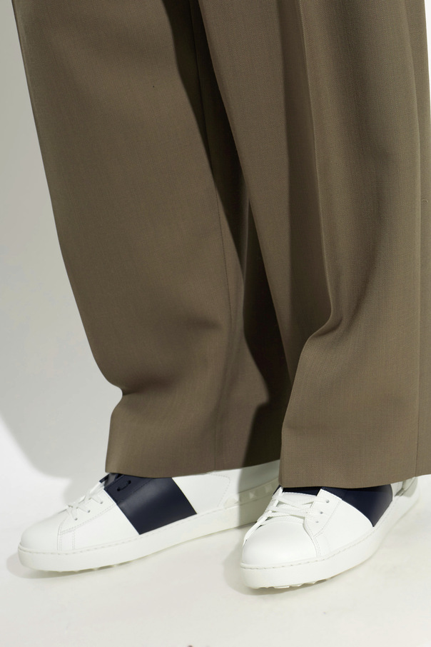 Valentino Garavani Skórzane buty sportowe z logo