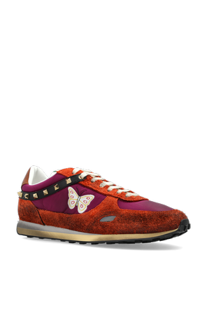 Valentino Garavani Buty sportowe z efektem `vintage`
