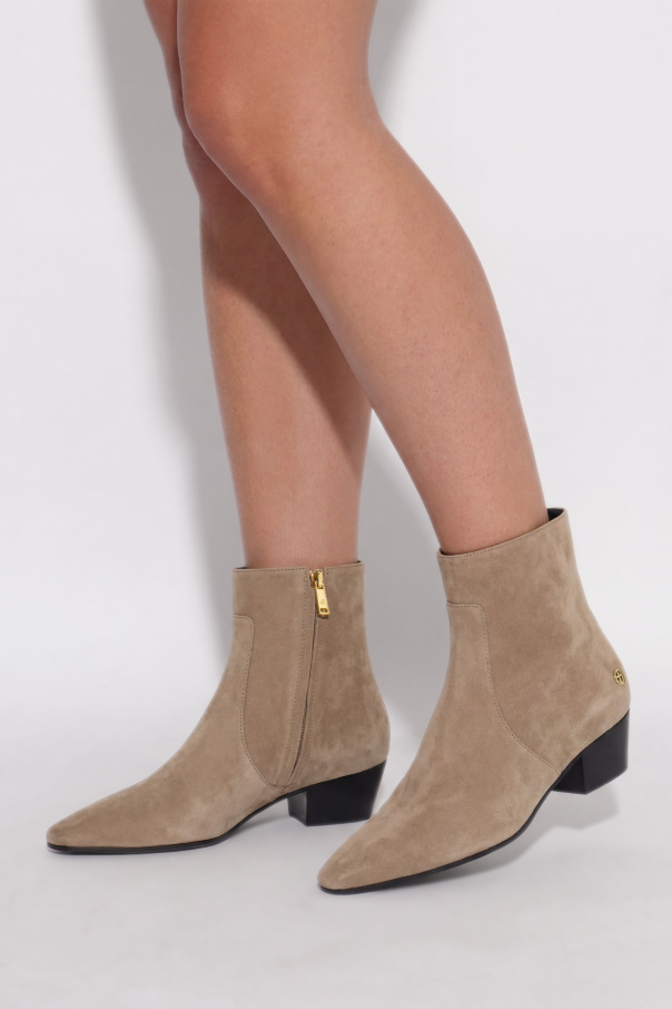 Anine Bing Suede heeled ankle boots