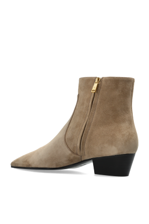 Anine Bing Suede heeled ankle boots