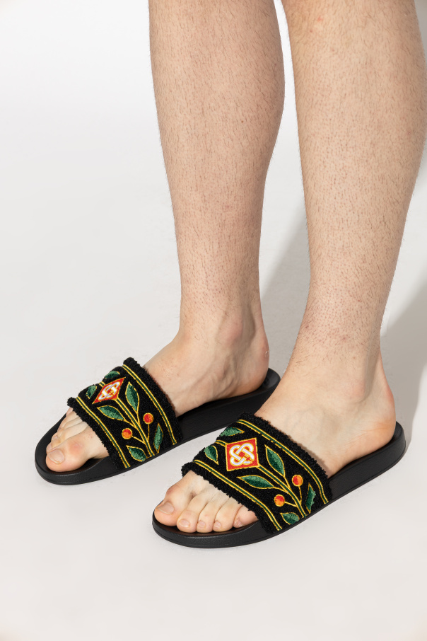 Casablanca Chanclas con logo