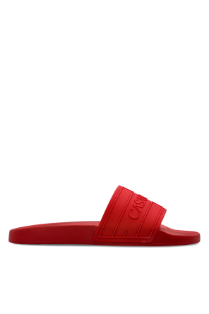 Rubber flip-flops with logo