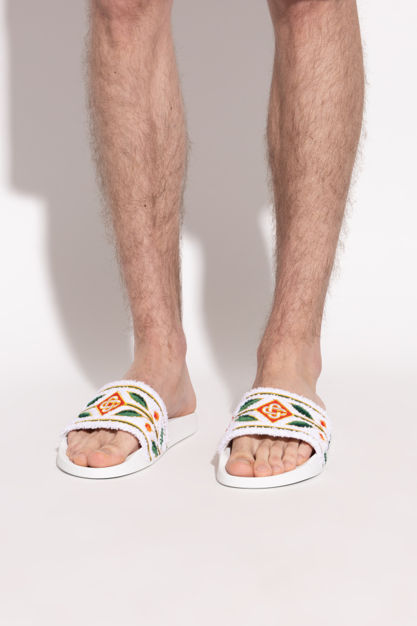 Casablanca Klapki z logo