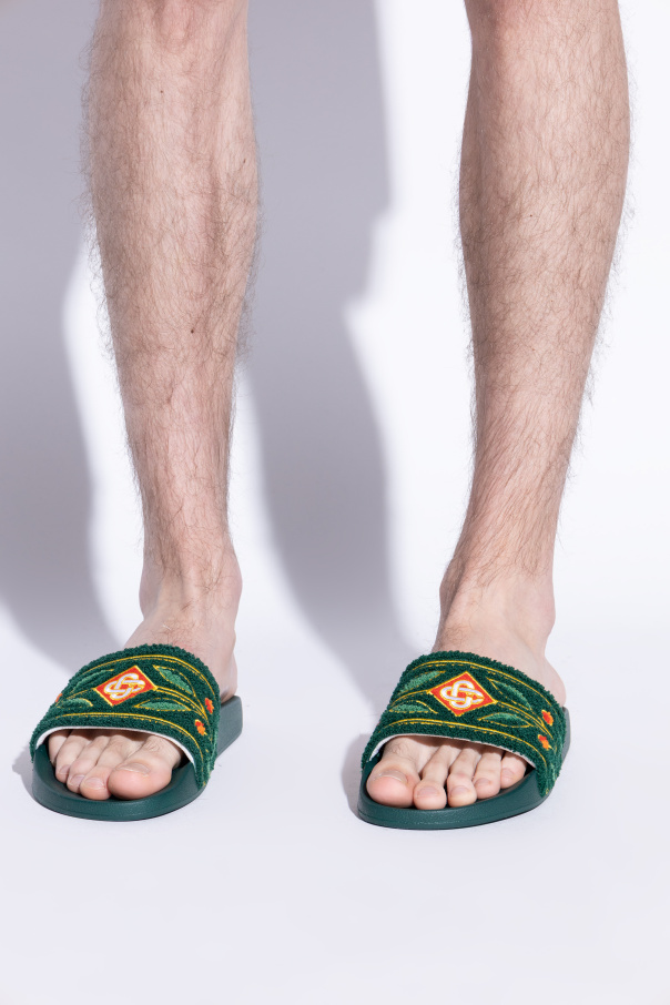 Casablanca Chanclas con logo