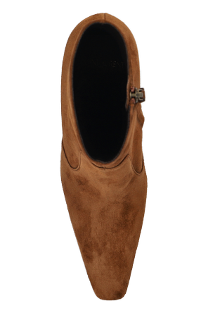 Saint Laurent ‘Opyum’ suede ankle boots