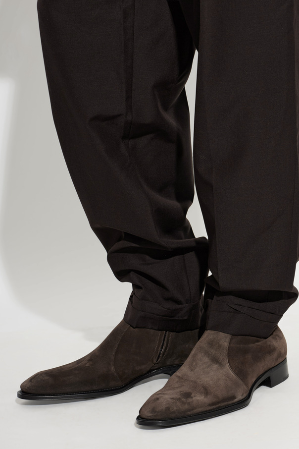 Saint Laurent Leather chelsea boots