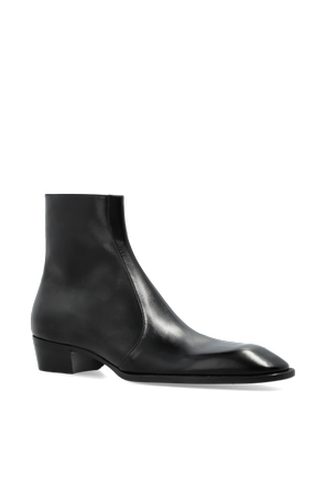 Saint Laurent Botines de cuero 'Aurelien'