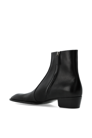 Saint Laurent Botines de cuero 'Aurelien'