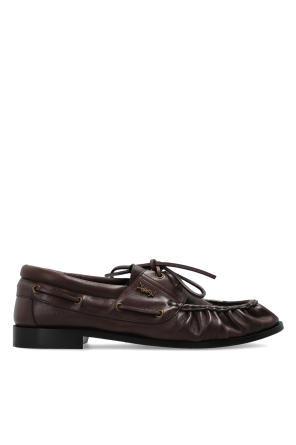 Leather loafers