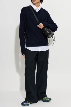 Balenciaga D'Orsay Slip-On Low-Top Sneakers