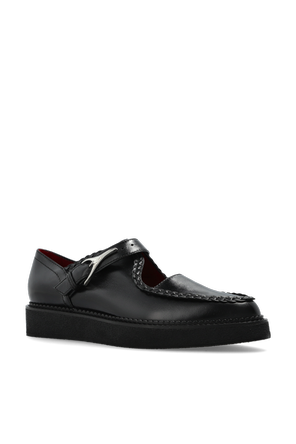 Alexander McQueen Skórzane buty ‘Wishbone Creeper’