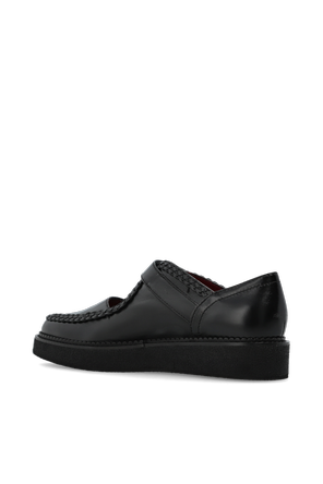 Alexander McQueen Skórzane buty ‘Wishbone Creeper’