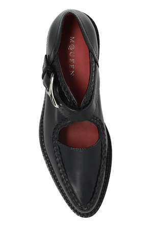 Alexander McQueen Skórzane buty ‘Wishbone Creeper’