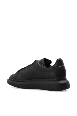 Alexander McQueen Leather sports shoes with logo