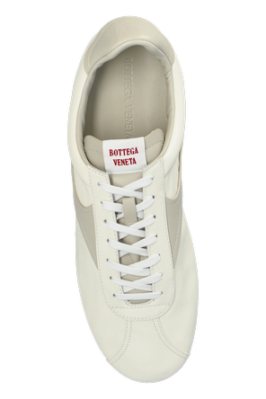 Bottega Veneta Sapatos de couro com logótipo
