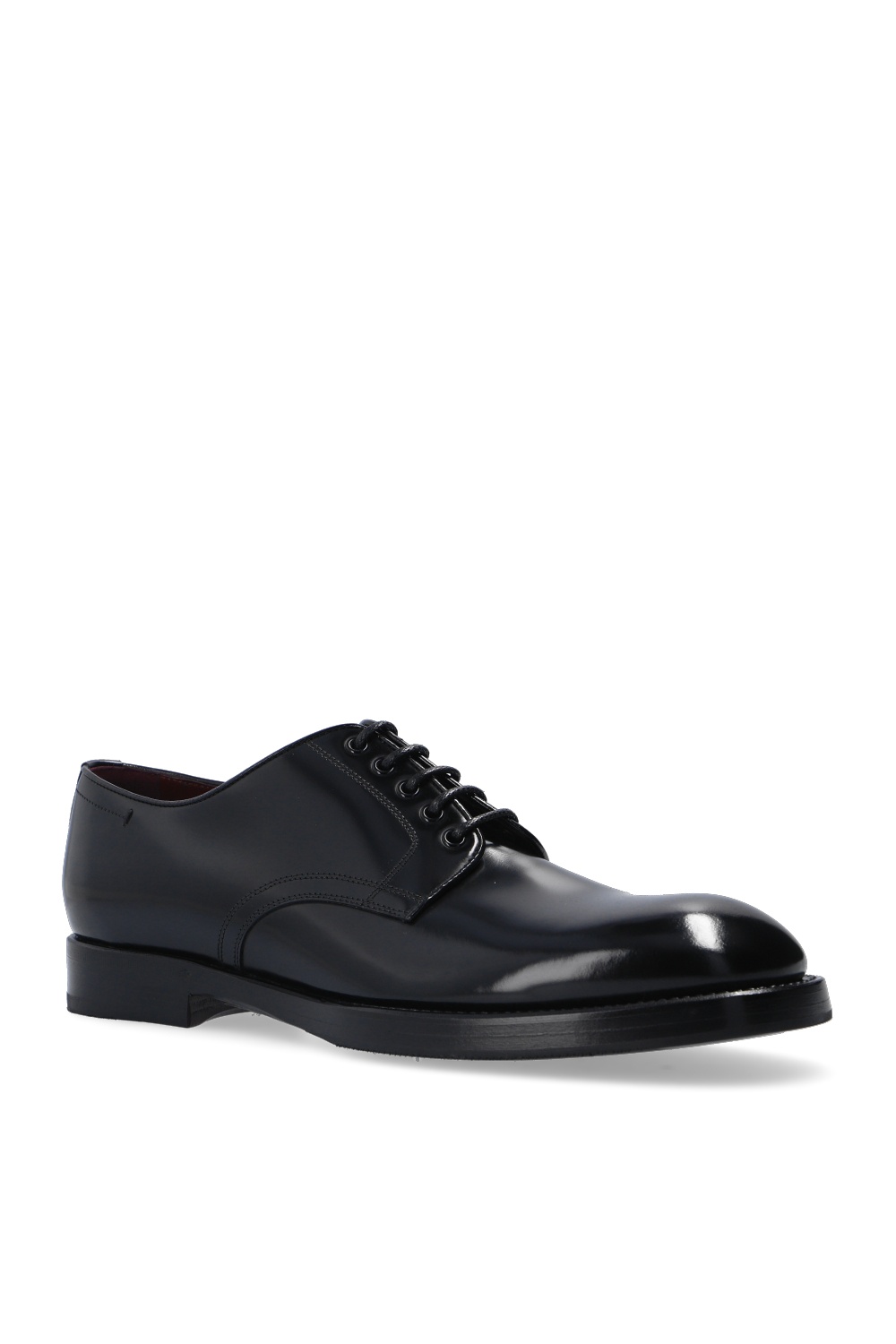 Dolce & Gabbana lace trim camisole Black Leather Derby shoes