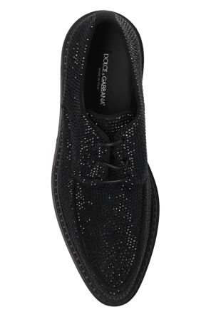 Dolce & Gabbana Derby winflo shoes with sparkling appliqués