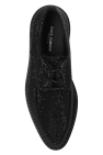 Dolce & Gabbana BLACK Derby shoes with sparkling appliqués