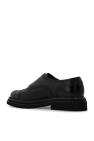 Dolce & Gabbana BLACK Leather shoes with decorative perforation