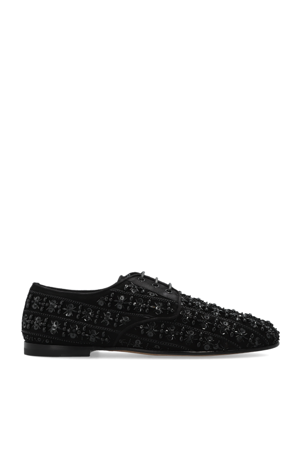 Leather shoes with appliqués od Dolce & Gabbana