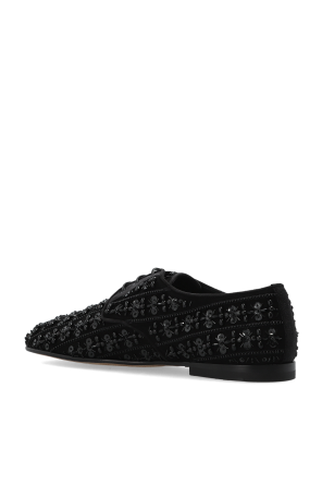 Dolce & Gabbana Leather shoes with appliqués