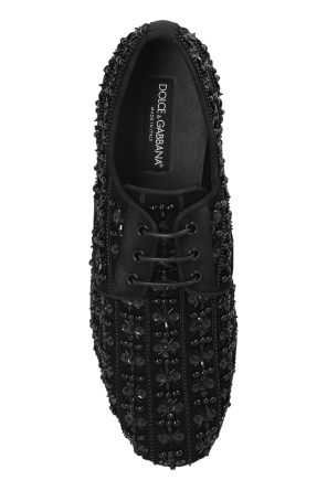 Dolce & Gabbana Leather shoes with appliqués