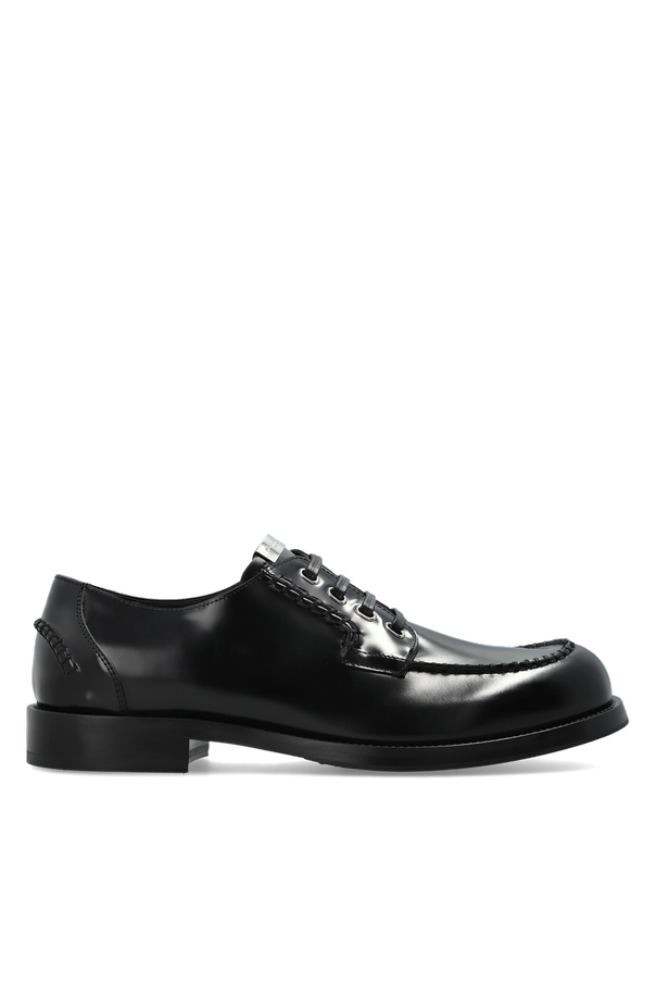 Leather shoes with logo od Dolce & Gabbana