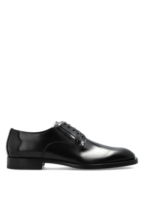 Black leather ‘derby’ shoes