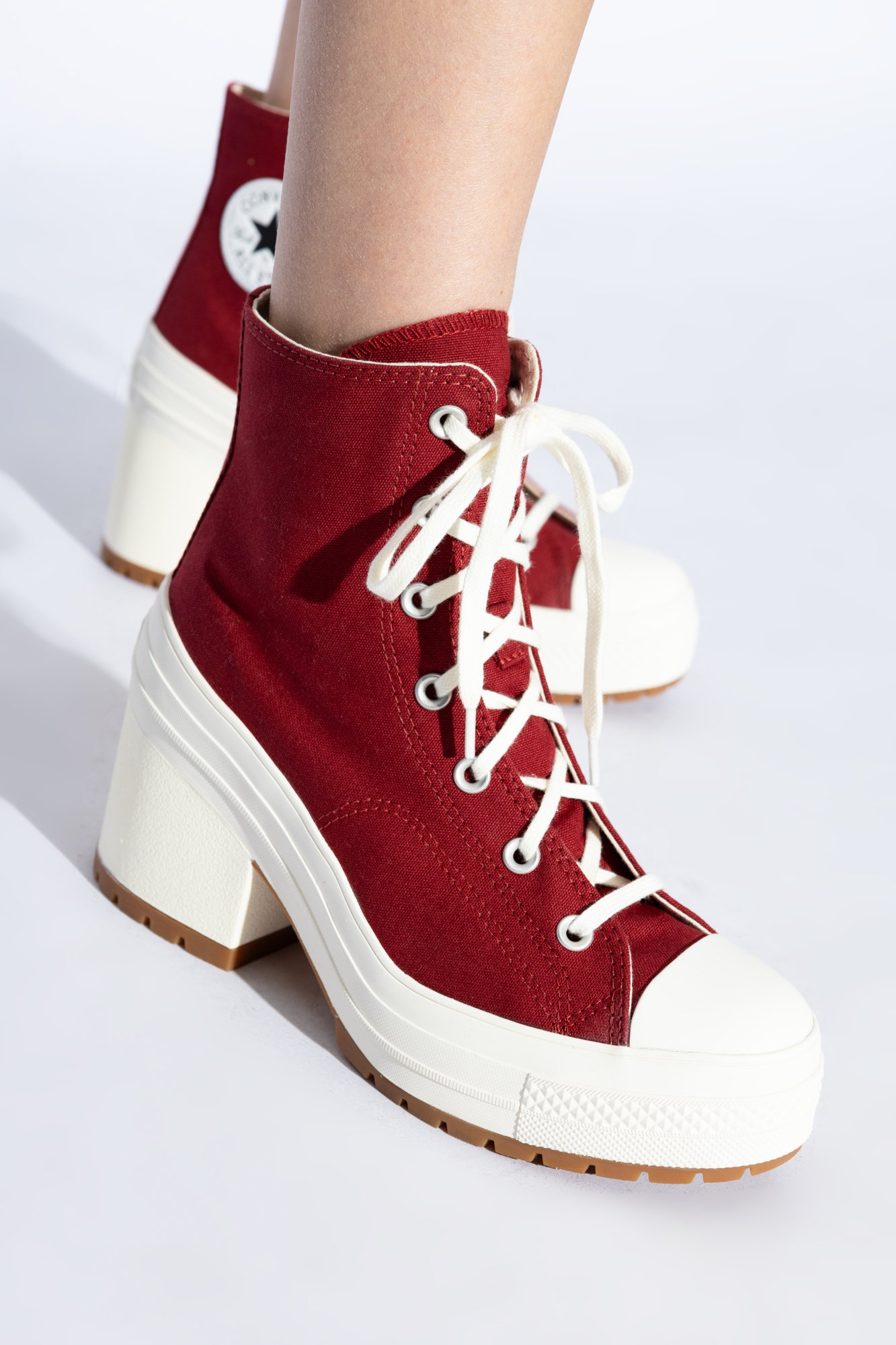 converse platform heels