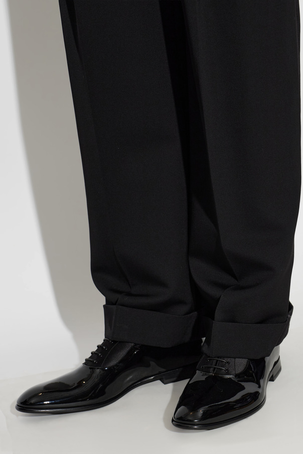 Dolce & Gabbana Pantofi cu inserție satinată