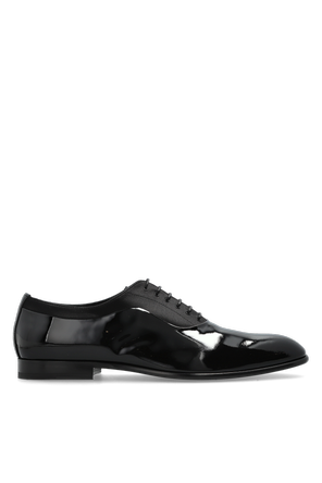 Shoes with Satin Insert