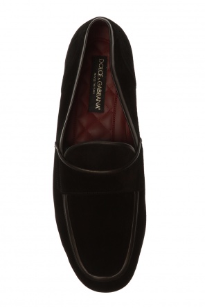 DOLCE & GABBANA SPÓDNICA Z LOGO ‘Erice’ loafers