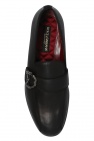 Dolce & Gabbana Eyewear Cat-Eye-Brille mit Slogan Leather loafers