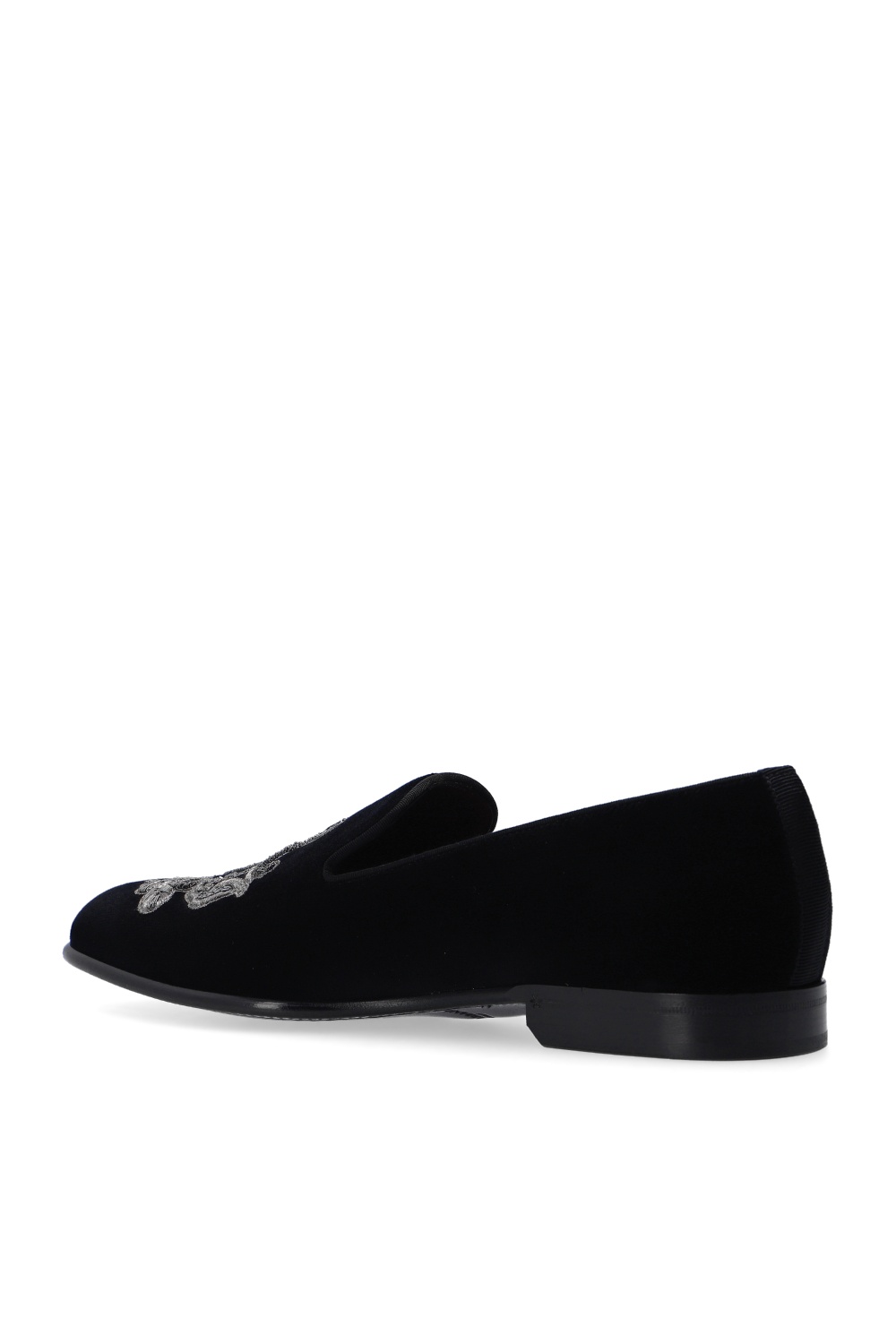 dolce & gabbana black logo jeans ‘Leonardo’ loafers