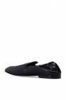 Dolce & Gabbana hooded lambskin jacket Leather loafers