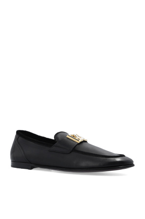 Dolce&gabbana space red black grey Leather loafers