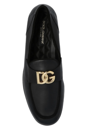 Dolce&gabbana space red black grey Leather loafers
