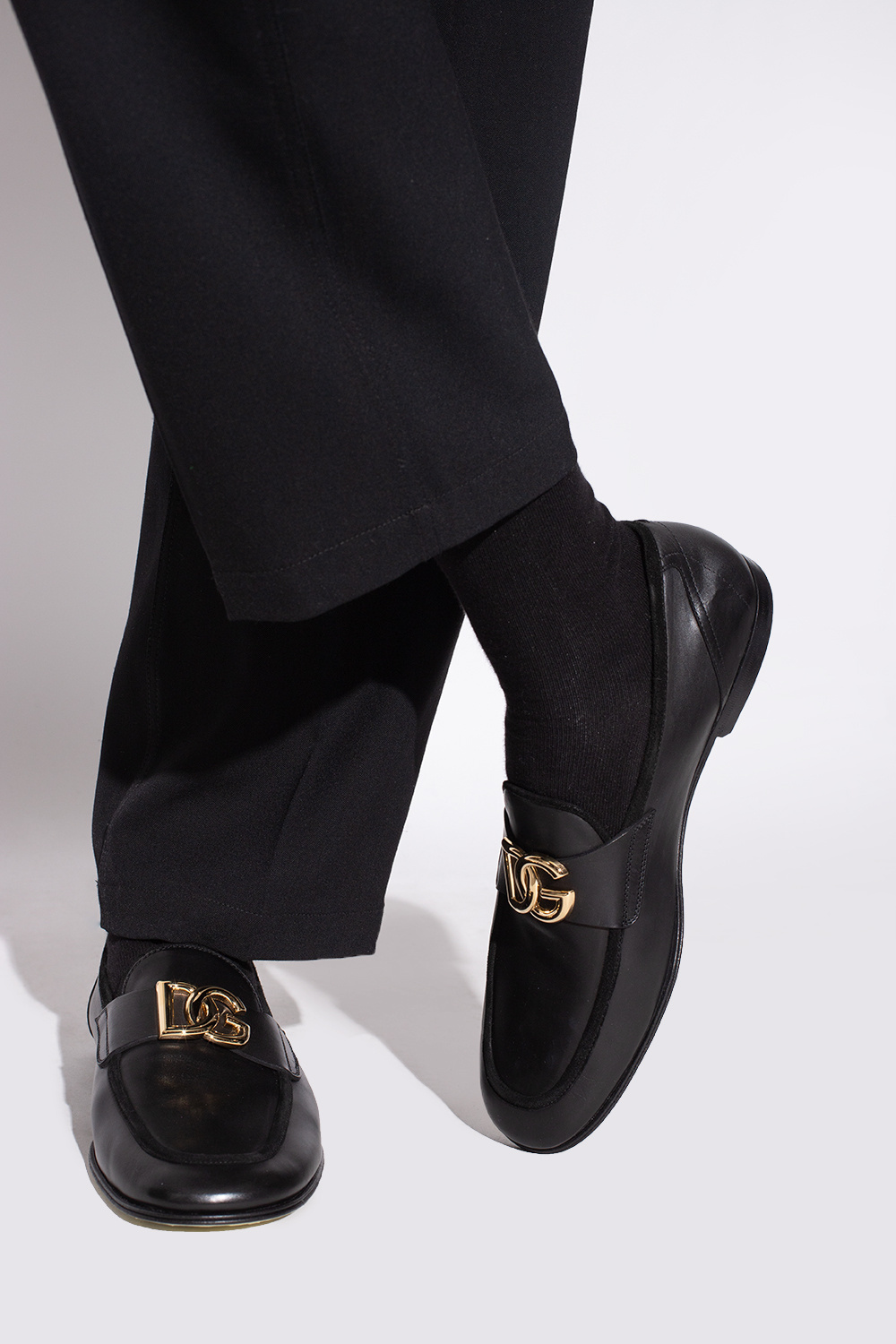 Dolce & Gabbana MEN JEWELERY BRACELETS Leather loafers