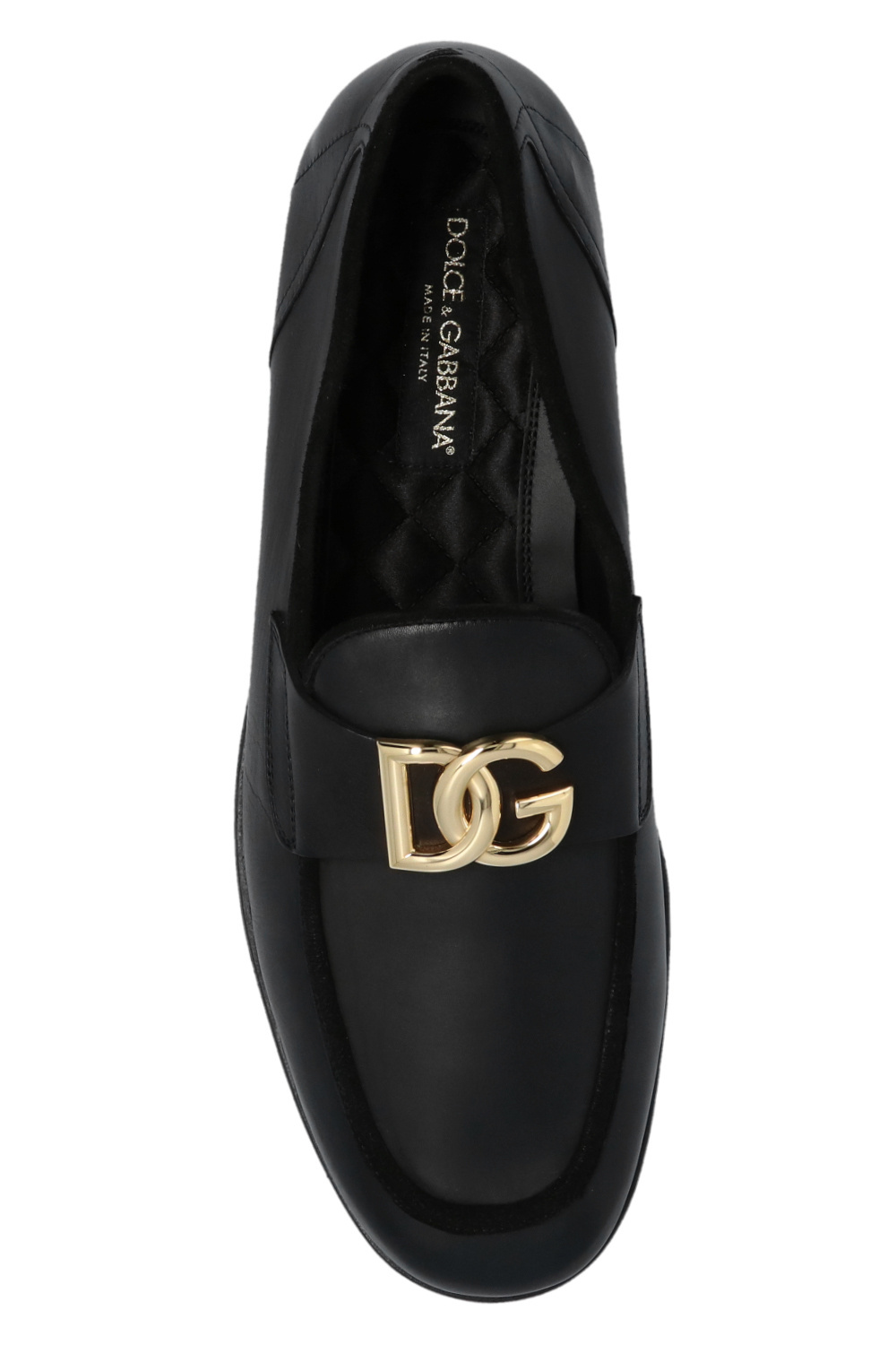 DOLCE & GABBANA KIDS LEATHER SNEAKERS Leather loafers