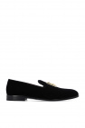 dolce & gabbana grey polo shirt ‘Leonardo’ loafers