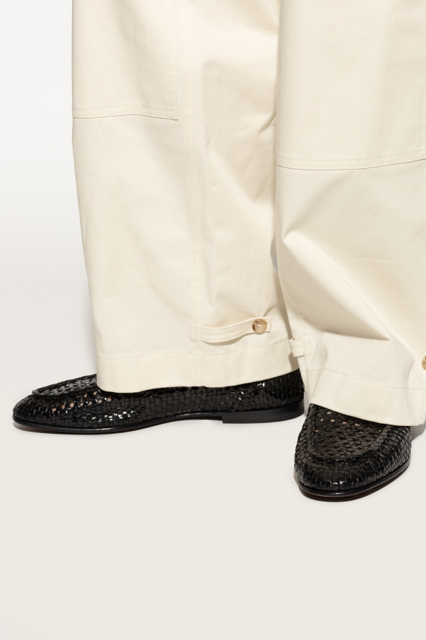 Dolce & Gabbana Zapatos de cuero tipo loafers