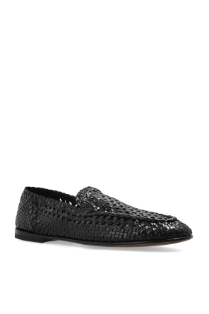 Dolce & Gabbana Zapatos de cuero tipo loafers