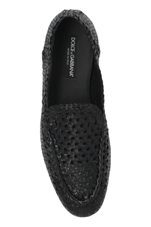 Dolce & Gabbana Zapatos de cuero tipo loafers