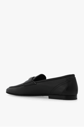 Dolce embroidered & Gabbana Leather loafers