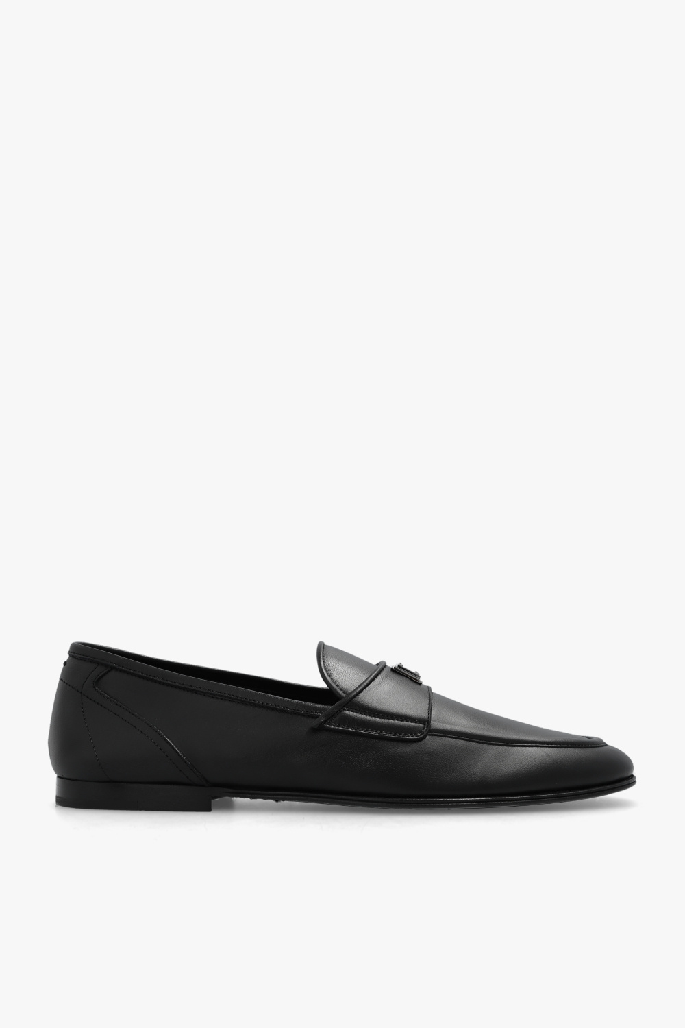 Dolce & Gabbana Single-breasted One Button Jacket Leather loafers