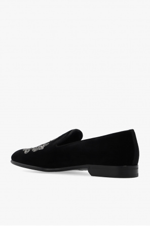 dolce cropped & Gabbana Velvet loafers