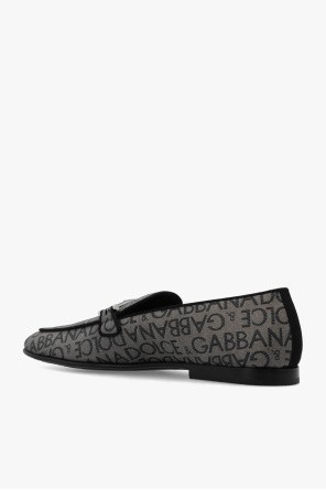 Dolce & Gabbana logo-plaque slim-fit jeans Dolce & Gabbana fluted lace midi skirt