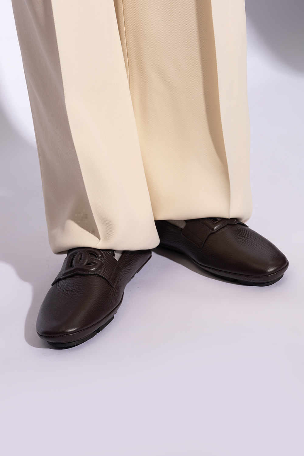 dolce 105mm & Gabbana Leather loafers