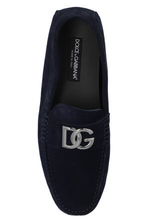Dolce & Gabbana Suede moccasins with logo